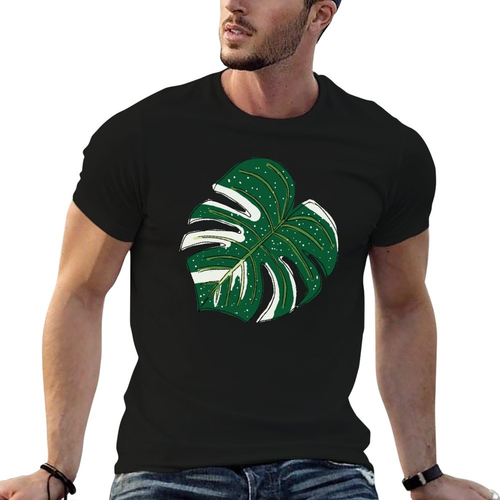 Monstera Thai Constellation - モンステラ タイ コンステレーション Tシャツ 軽量ハイキング Tシャツ