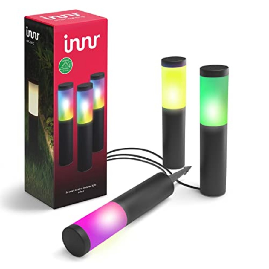 Philips Light Hue Color - innr スマート屋外照明 カラーパスウェイライト Philips Hue* と連携